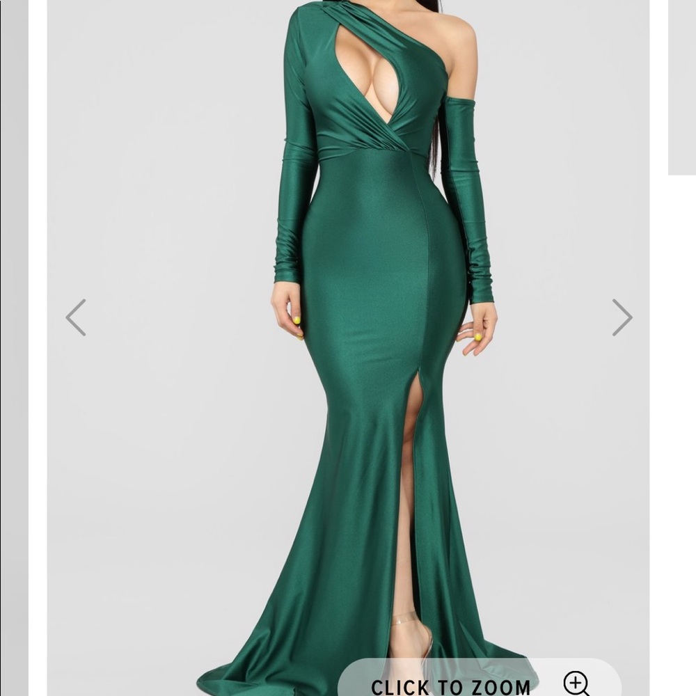 Formal Green Maxi Dress